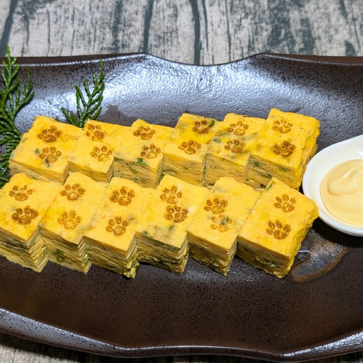ウコギ入り厚焼き玉子